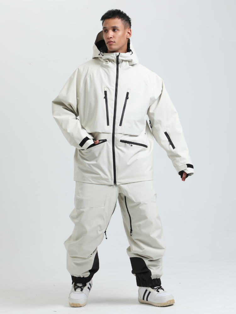 Men's Baggy Snowboard Jacket Rider Cargo Snow Jacket - Gsou Snow