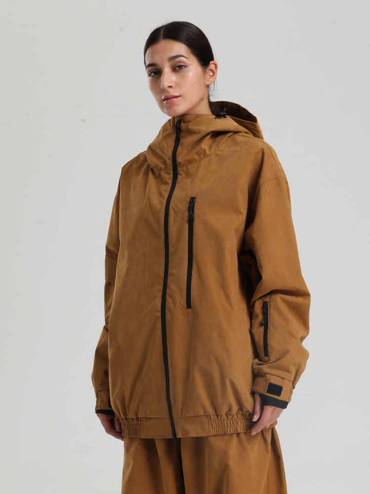 Women's Snow Jacket  Minimalist Freeride Baggy Snowboard Jacket – Gsou Snow