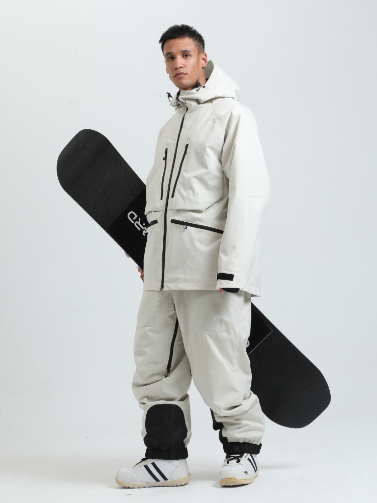Men's Baggy Snowboard Jacket Rider Cargo Snow Jacket - Gsou Snow