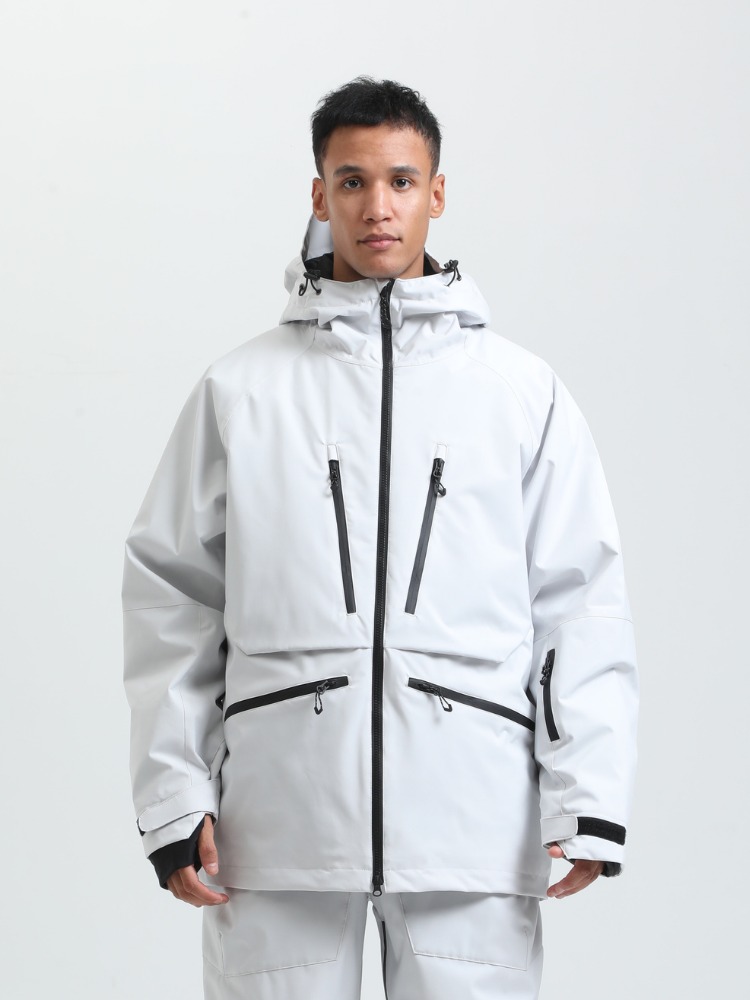 Men's Baggy Snowboard Jacket Rider Cargo Snow Jacket - Gsou Snow