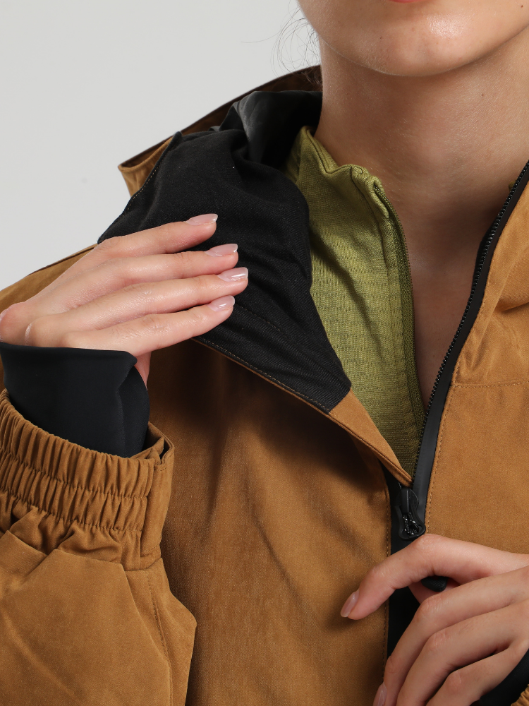 Men' Khaki Snowboard Jakcet Minimalist Freeride Snow Jacket – Gsou Snow