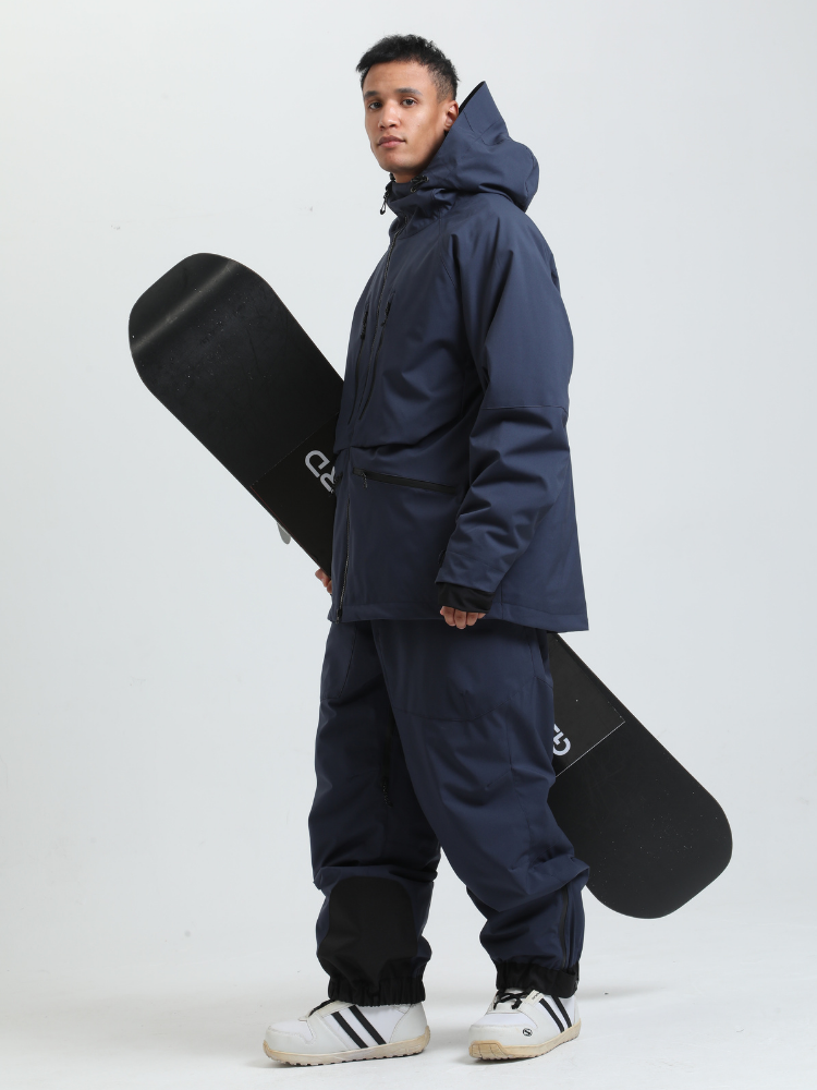Men's Baggy Snowboard Jacket Rider Cargo Snow Jacket - Gsou Snow