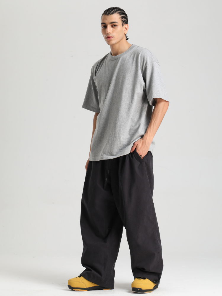 Men's Snow Pants Minimalist Freeride Baggy Snow Pants – Gsou Snow