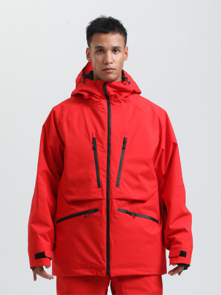 Men's Baggy Snowboard Jacket Rider Cargo Snow Jacket - Gsou Snow