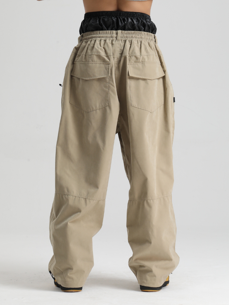 Men's Snow Pants Minimalist Freeride Baggy Snow Pants – Gsou Snow
