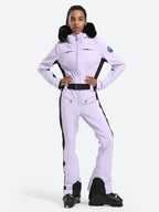 Women's Faux-Fur Slim Ski Suits - Gsou Snow
