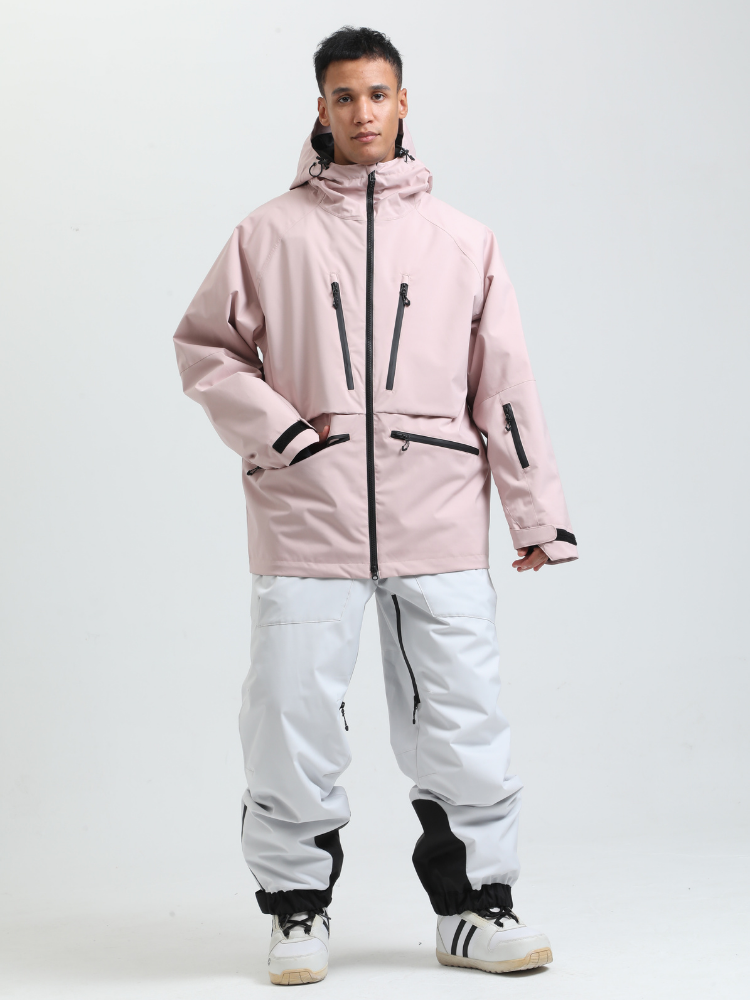 Men's Baggy Snowboard Jacket Rider Cargo Snow Jacket - Gsou Snow