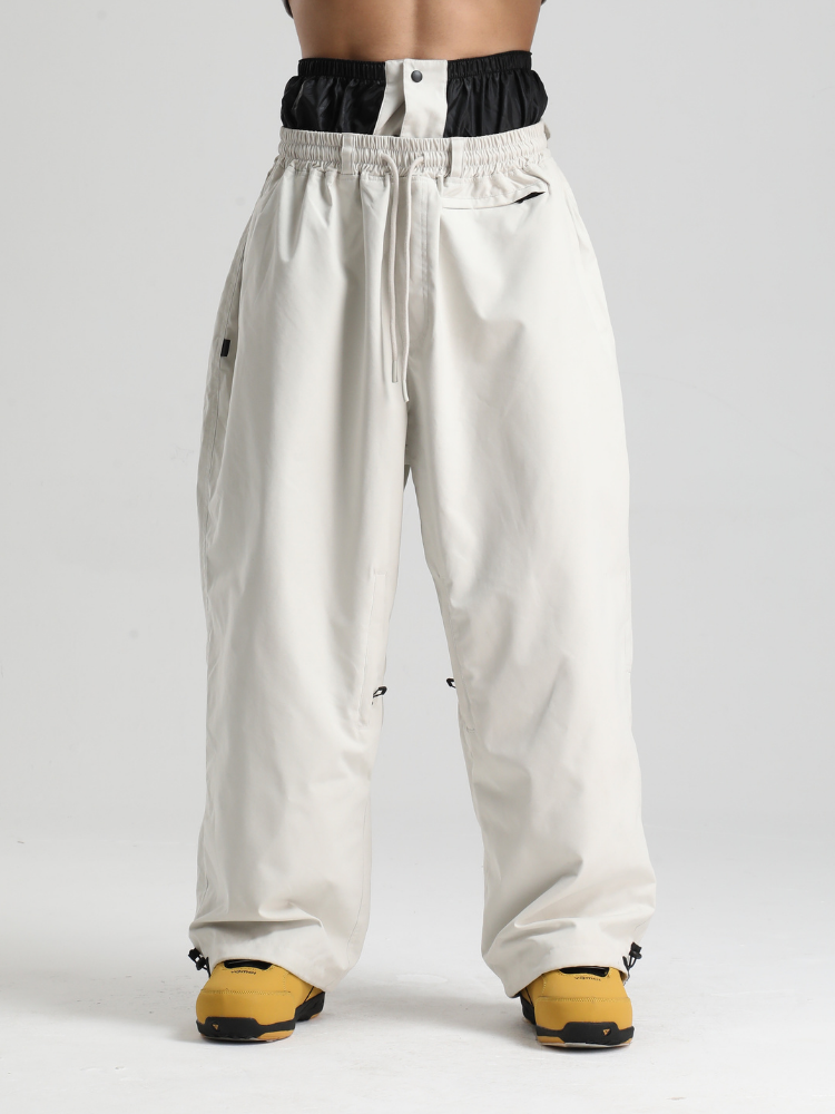 Men's Snow Pants Minimalist Freeride Baggy Snow Pants – Gsou Snow