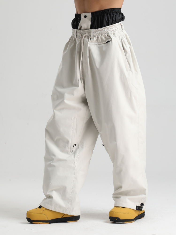 Men's Snow Pants Minimalist Freeride Baggy Snow Pants – Gsou Snow