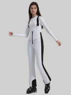 Women's Ski Bibs Trendy Slim Fit Snow Bibs - Gsou Snow