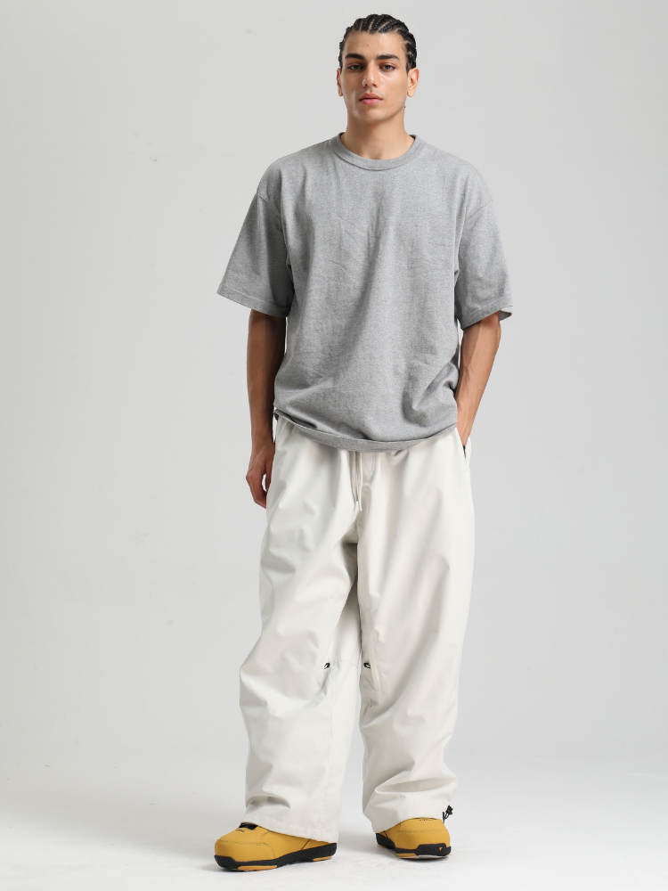 Men's Snow Pants Minimalist Freeride Baggy Snow Pants – Gsou Snow