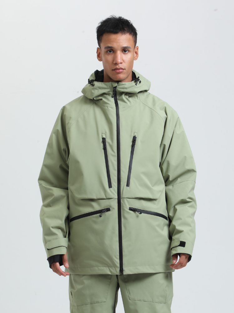 Men's Baggy Snowboard Jacket Rider Cargo Snow Jacket - Gsou Snow