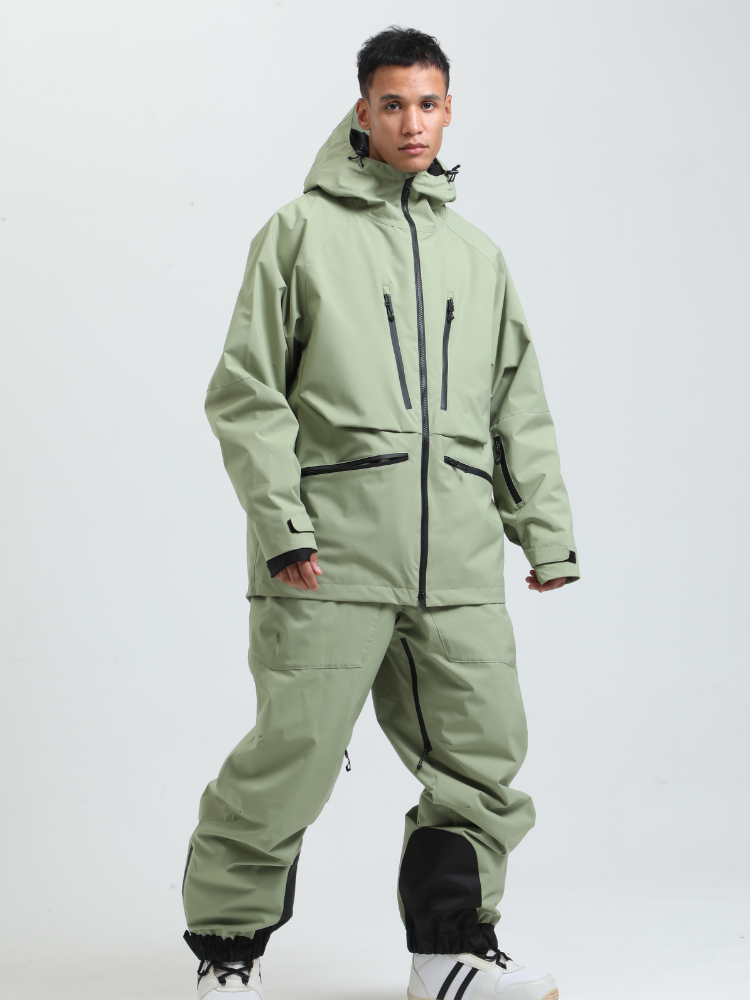 Men's Baggy Snowboard Jacket Rider Cargo Snow Jacket - Gsou Snow
