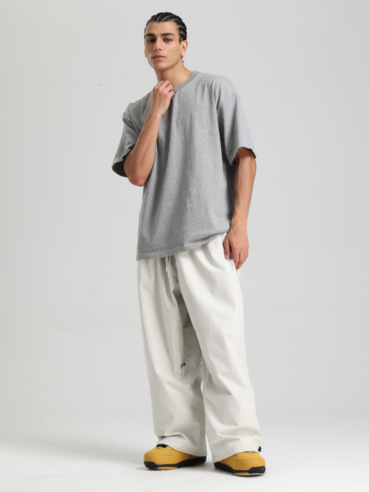Men's Snow Pants Minimalist Freeride Baggy Snow Pants – Gsou Snow