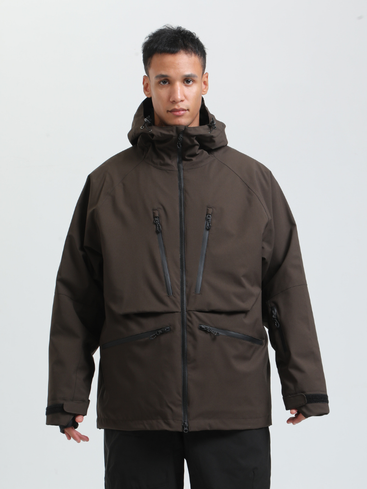Men's Baggy Snowboard Jacket Rider Cargo Snow Jacket - Gsou Snow