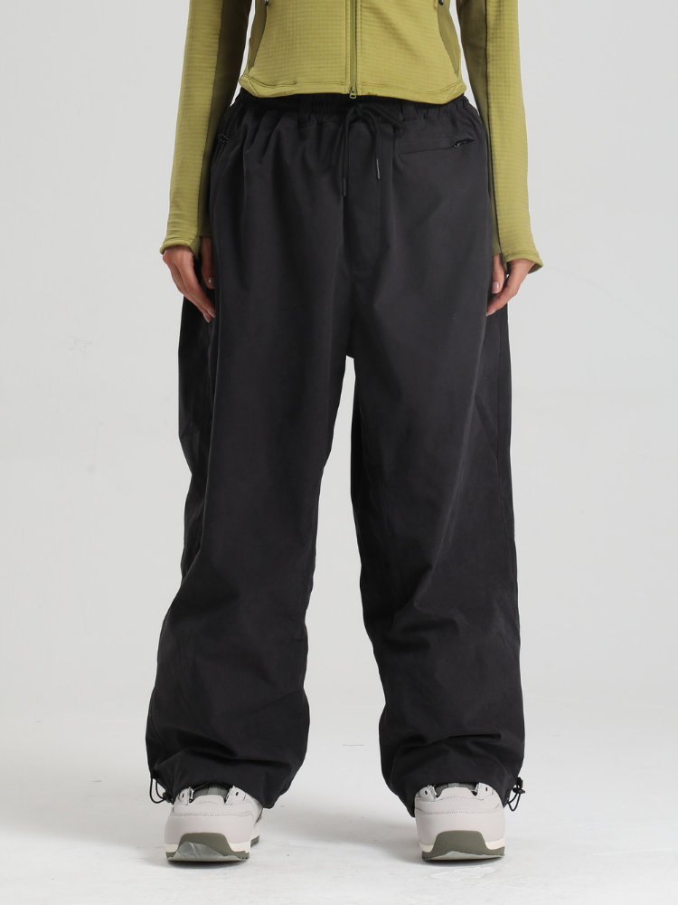 Women's Baggy Snwoboard Pants Minimalist Freeride Snow Pants – Gsou Snow