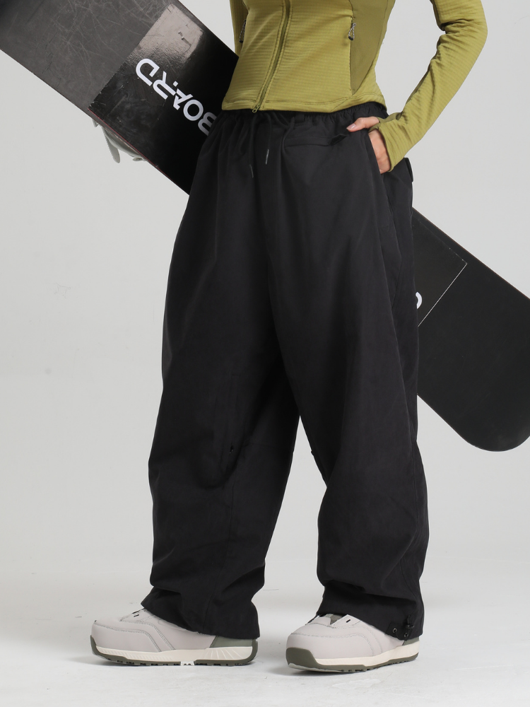 Women's Baggy Snwoboard Pants Minimalist Freeride Snow Pants – Gsou Snow