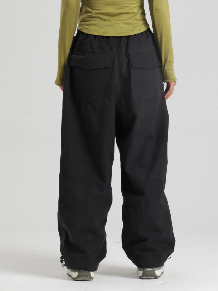 Women's Baggy Snwoboard Pants Minimalist Freeride Snow Pants – Gsou Snow