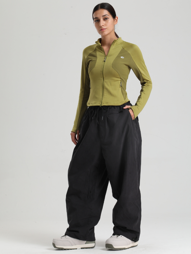 Women's Baggy Snwoboard Pants Minimalist Freeride Snow Pants – Gsou Snow