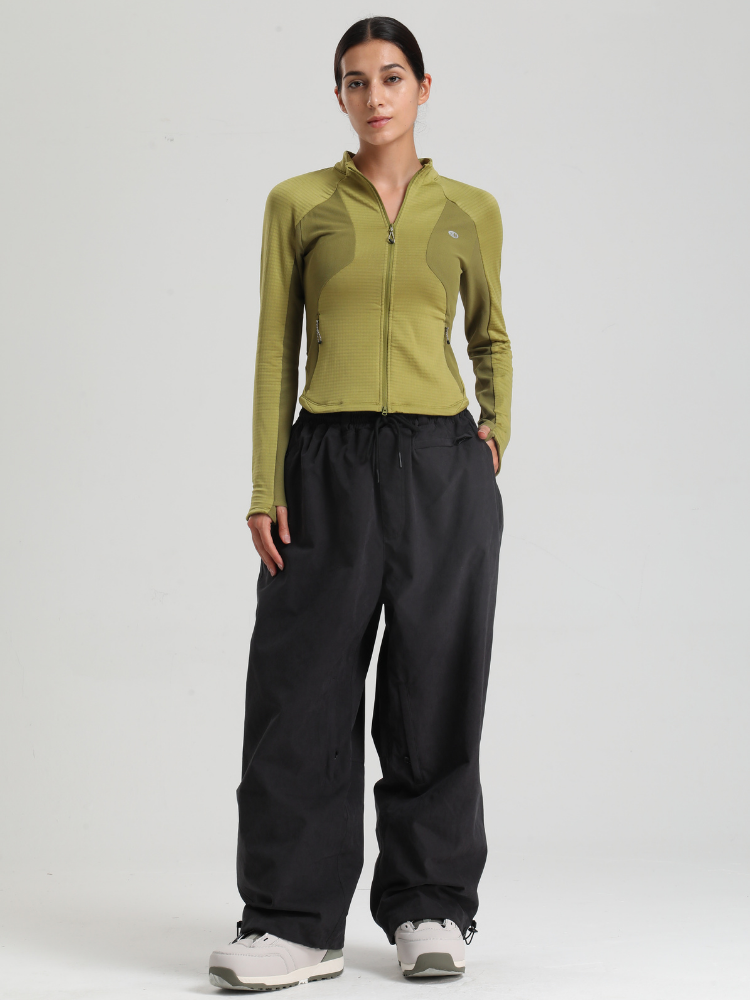 Women's Baggy Snwoboard Pants Minimalist Freeride Snow Pants – Gsou Snow
