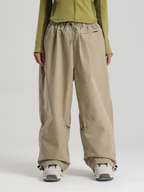 Women's Baggy Snwoboard Pants Minimalist Freeride Snow Pants – Gsou Snow