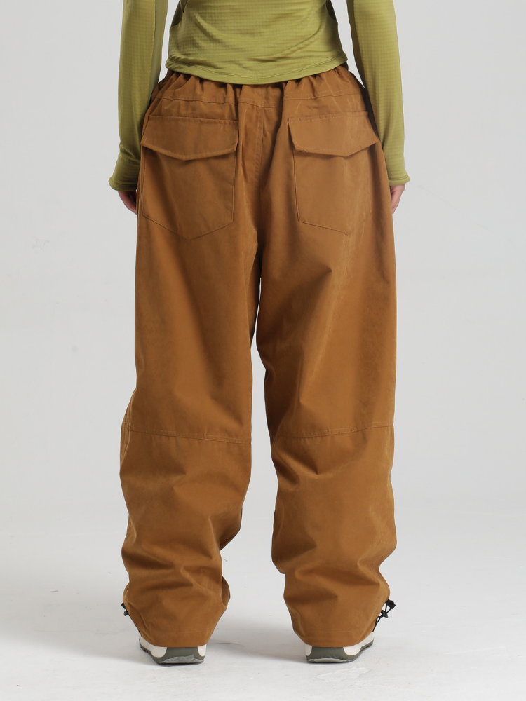 Women's Baggy Snwoboard Pants Minimalist Freeride Snow Pants – Gsou Snow