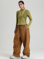 Women's Baggy Snwoboard Pants Minimalist Freeride Snow Pants – Gsou Snow