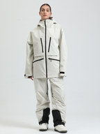 Women's Rider Baggy Snowboard Jacket  Cargo Snow Jacket - Gsou Snow