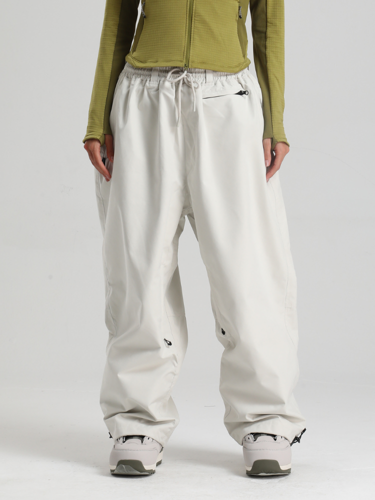 Women's Baggy Snwoboard Pants Minimalist Freeride Snow Pants – Gsou Snow