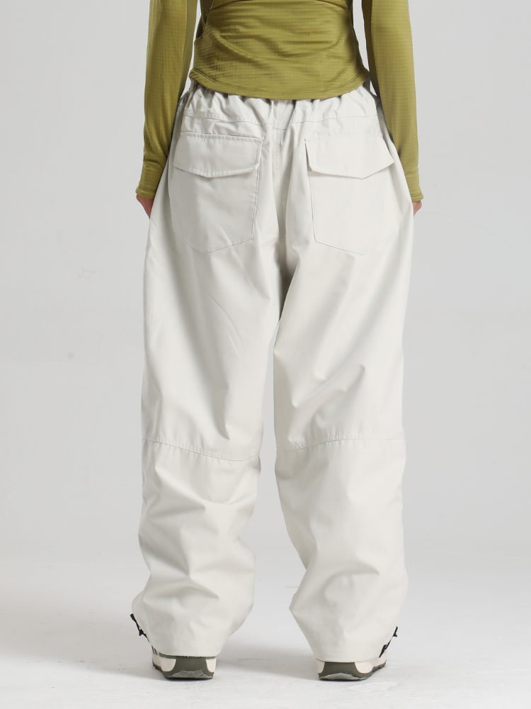 Women's Baggy Snwoboard Pants Minimalist Freeride Snow Pants – Gsou Snow