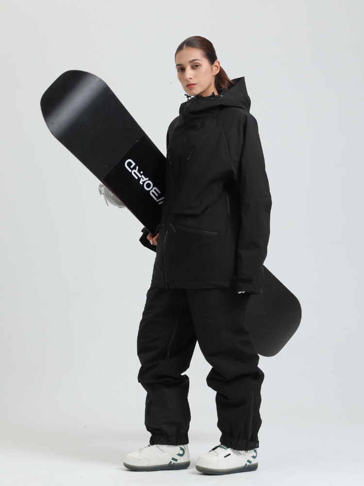 Women's Rider Baggy Snowboard Jacket  Cargo Snow Jacket - Gsou Snow