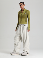 Women's Baggy Snwoboard Pants Minimalist Freeride Snow Pants – Gsou Snow
