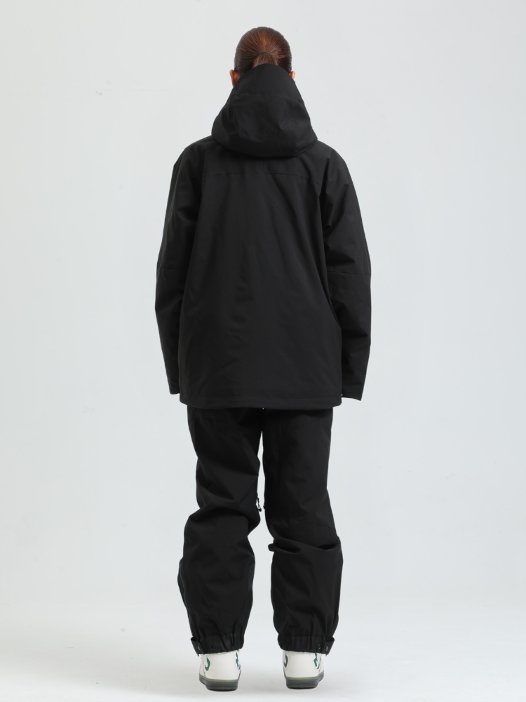 Women's Rider Baggy Snowboard Jacket  Cargo Snow Jacket - Gsou Snow