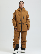 Women's Rider Baggy Snowboard Jacket  Cargo Snow Jacket - Gsou Snow