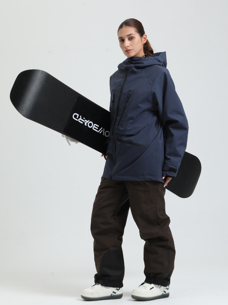 Women's Rider Baggy Snowboard Jacket  Cargo Snow Jacket - Gsou Snow