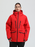 Women's Rider Baggy Snowboard Jacket  Cargo Snow Jacket - Gsou Snow