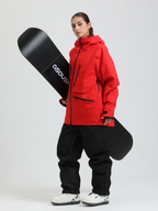 Women's Rider Baggy Snowboard Jacket  Cargo Snow Jacket - Gsou Snow