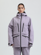 Women's Rider Baggy Snowboard Jacket  Cargo Snow Jacket - Gsou Snow