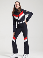 Women's Ski Jumpsuit Snowboard Jumpsuit Elegance Slim Ski Jumpsuit - Gsou Snow