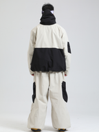 Men's  Cargo Snowboard Jacket All-Mountain Baggy Snow Jacket - Gsou Snow