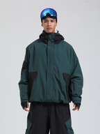 Men's  Cargo Snowboard Jacket All-Mountain Baggy Snow Jacket - Gsou Snow
