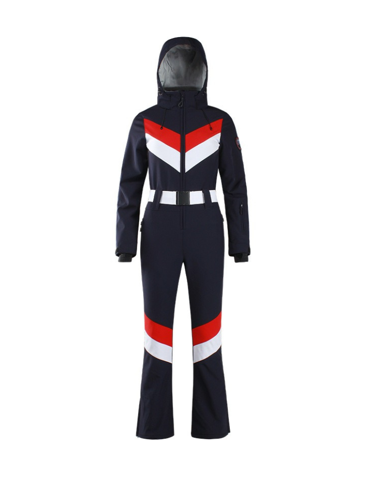 Women's Elegance Slim One Piece Ski Suits - Gsou Snow