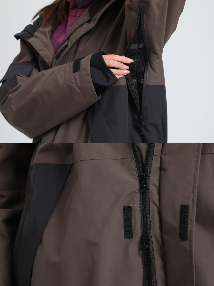 Women's Snowboard Jacket All-Mountain Baggy Snow Jacket - Gsou Snow