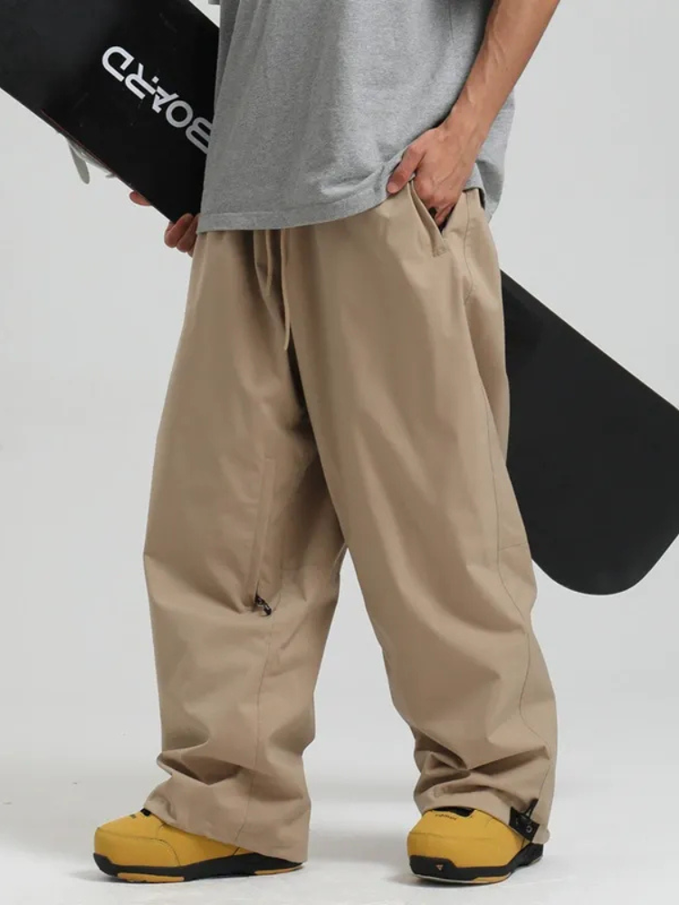 Men's Snowboard Pants Sleek Baggy Snow Pants – Gsou Snow