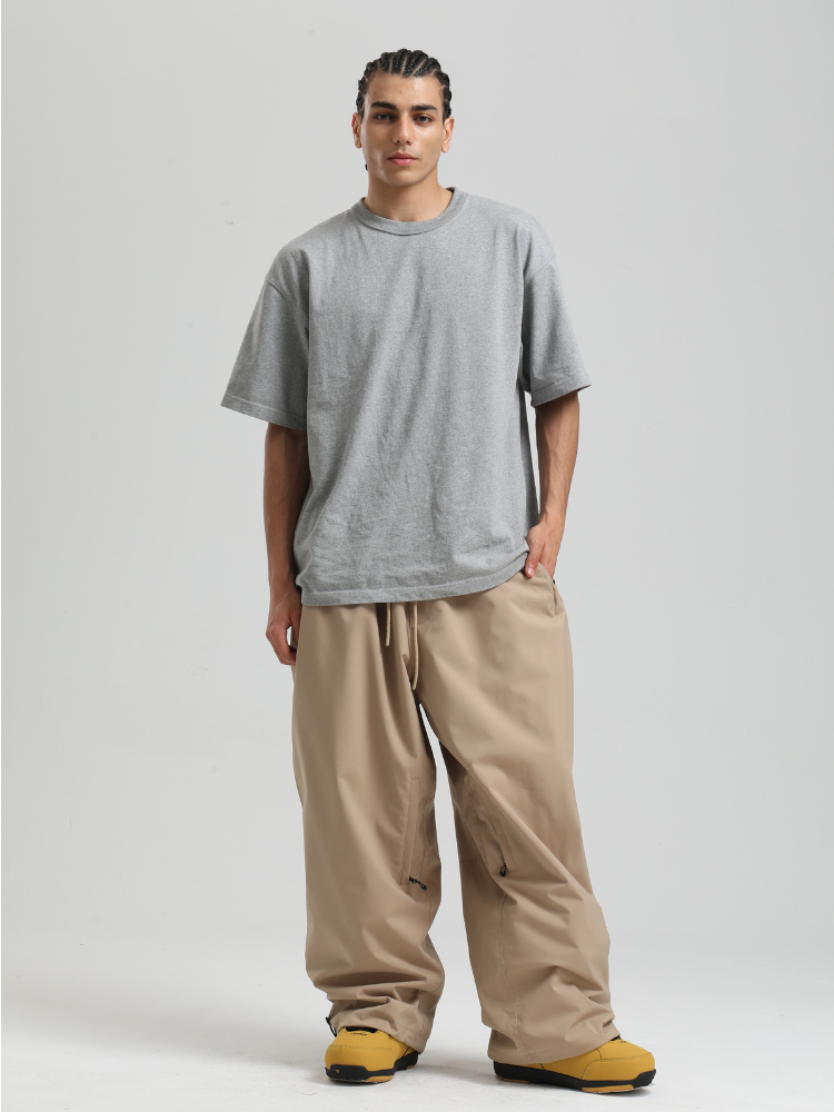 Men's Snowboard Pants Sleek Baggy Snow Pants – Gsou Snow