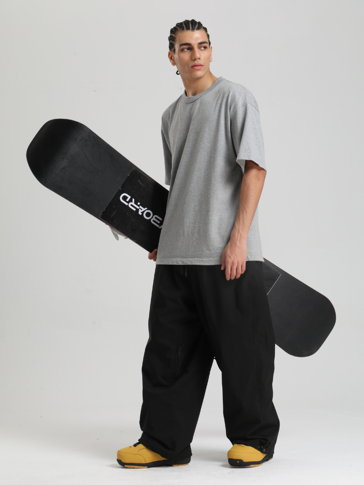 Men's Snowboard Pants Sleek Baggy Snow Pants – Gsou Snow