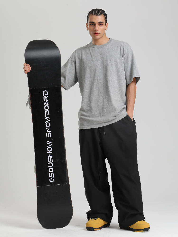 Men's Snowboard Pants Sleek Baggy Snow Pants – Gsou Snow