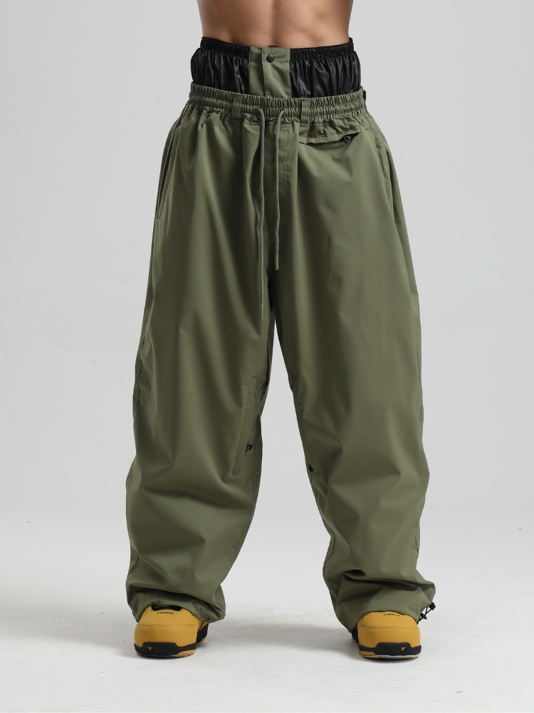 Men's Snowboard Pants Sleek Baggy Snow Pants – Gsou Snow