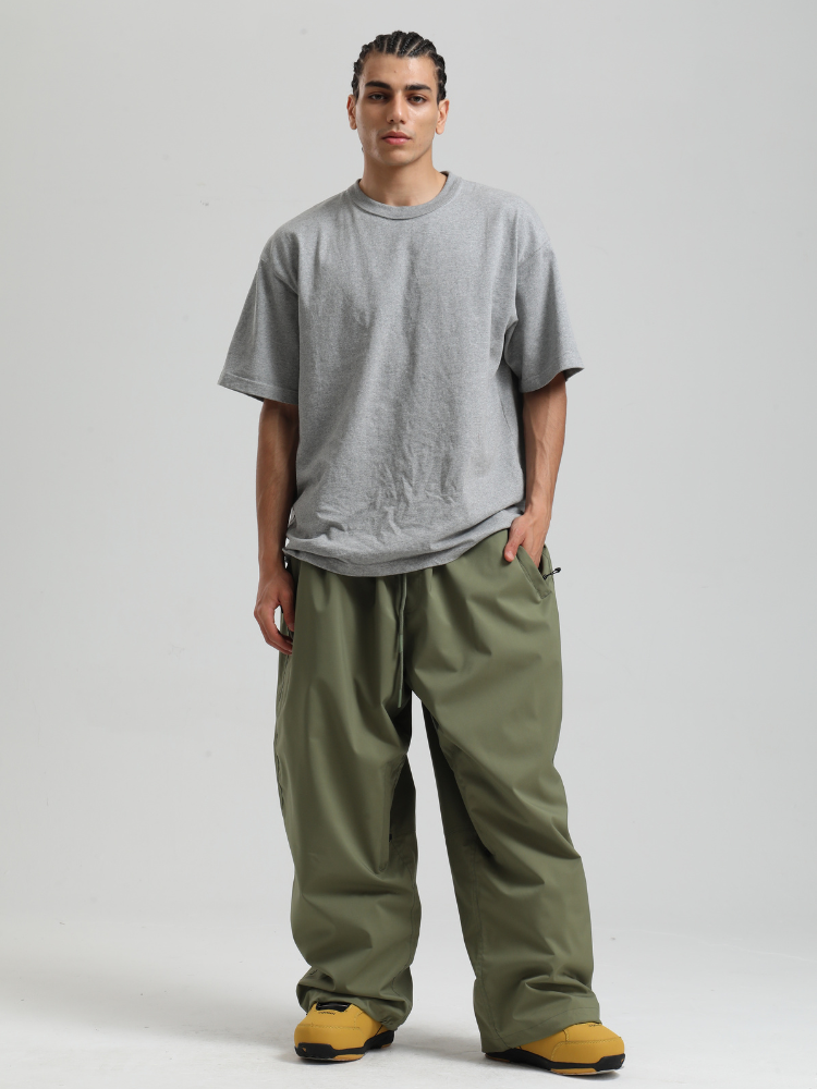 Men's Snowboard Pants Sleek Baggy Snow Pants – Gsou Snow