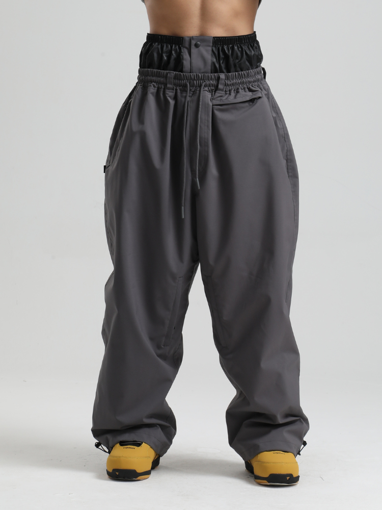 Men's Snowboard Pants Sleek Baggy Snow Pants – Gsou Snow